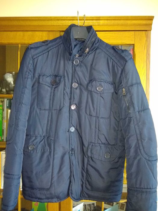 Kurtka granatowa męska ocieplana rozmiar M