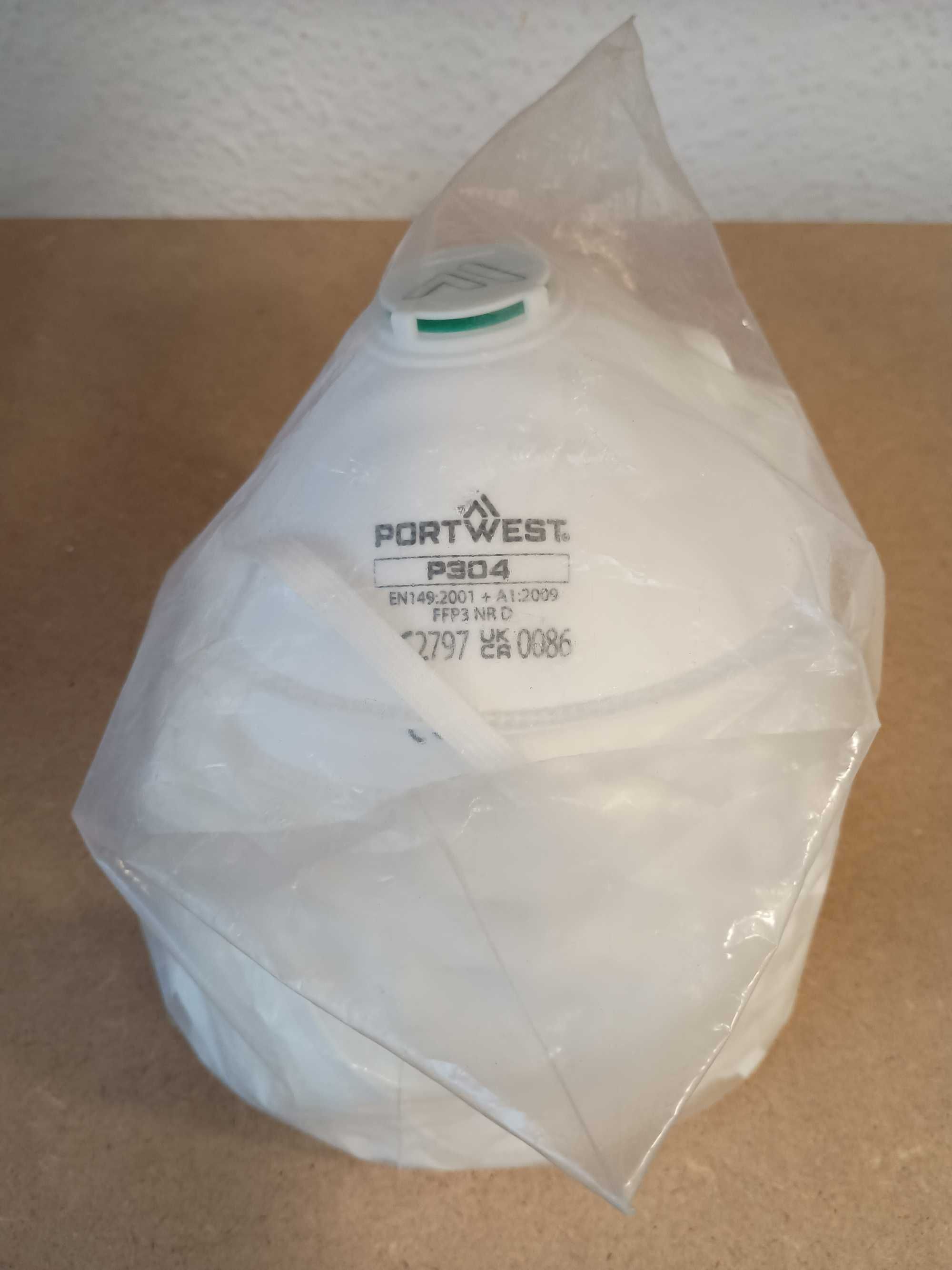 PORTWEST P304 Półmaska przeciwpyłowa z zaworkiem FFP3 dolomit 10szt.