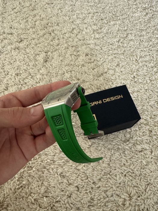 Чоловічий годинник Pagani Design PD-YS012 Silver-Green