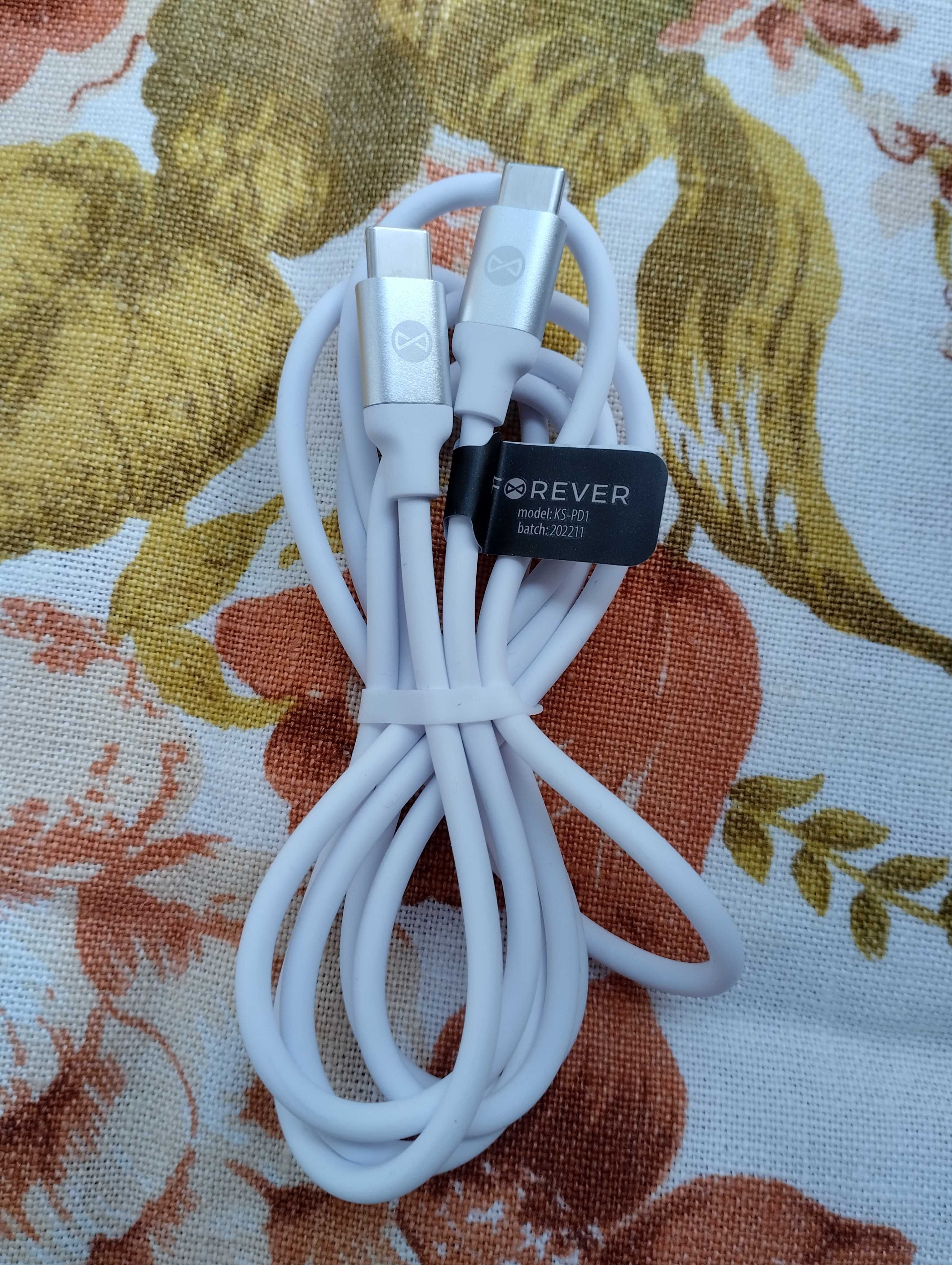 Nowy Kabel Forever HIGH Power USB-C / USB-C 25W  długość 1,5 m