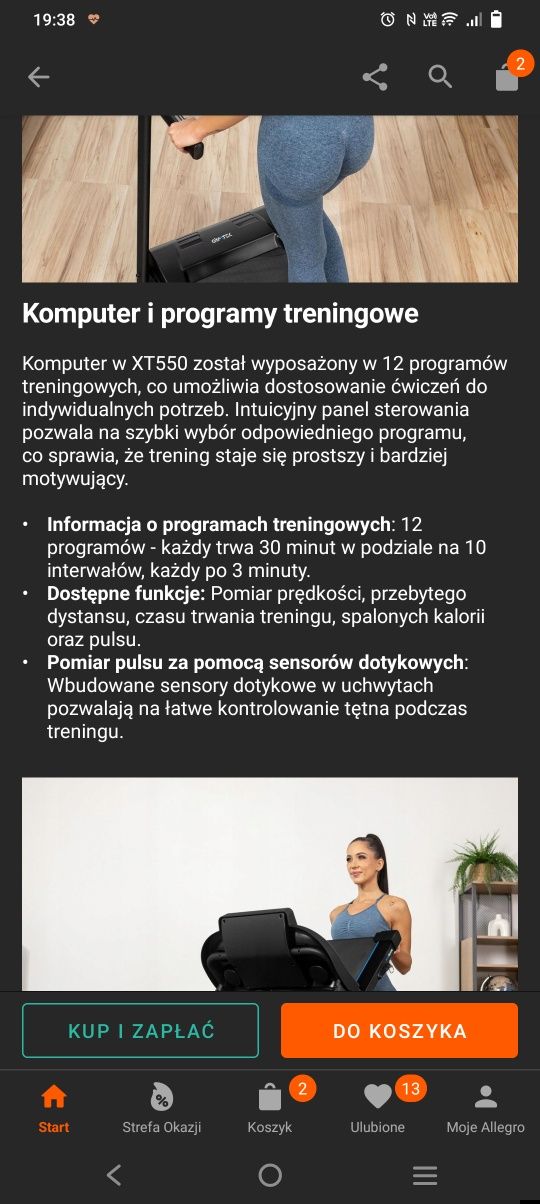 Bieżnia elektryczna