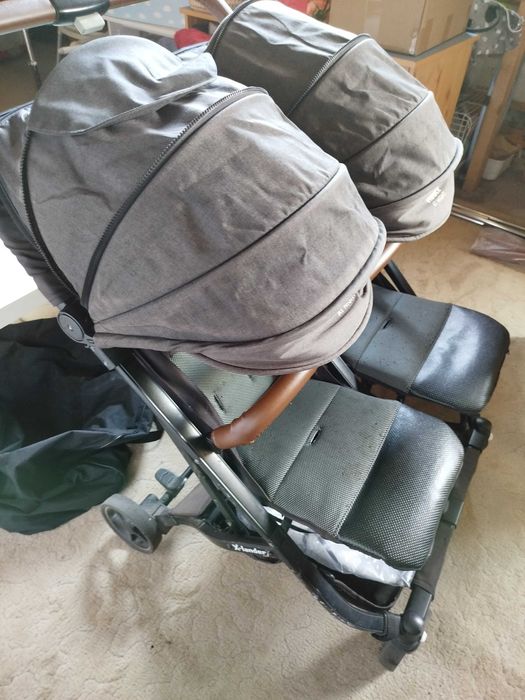 Wózek bliźniaczy spacerówka