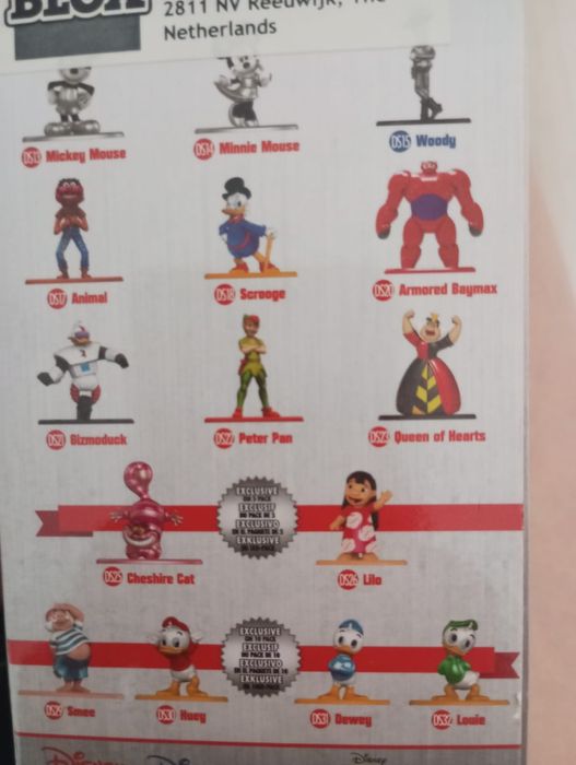 Figuras Disney Nano Metal