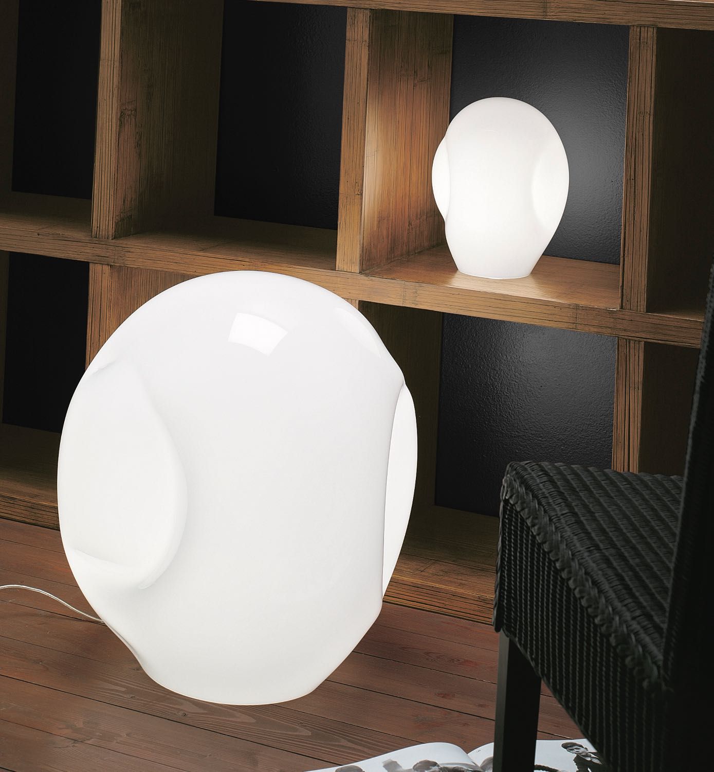 Lampy Luciano Vistosi szkło Murano Vintage lata 60. 70.