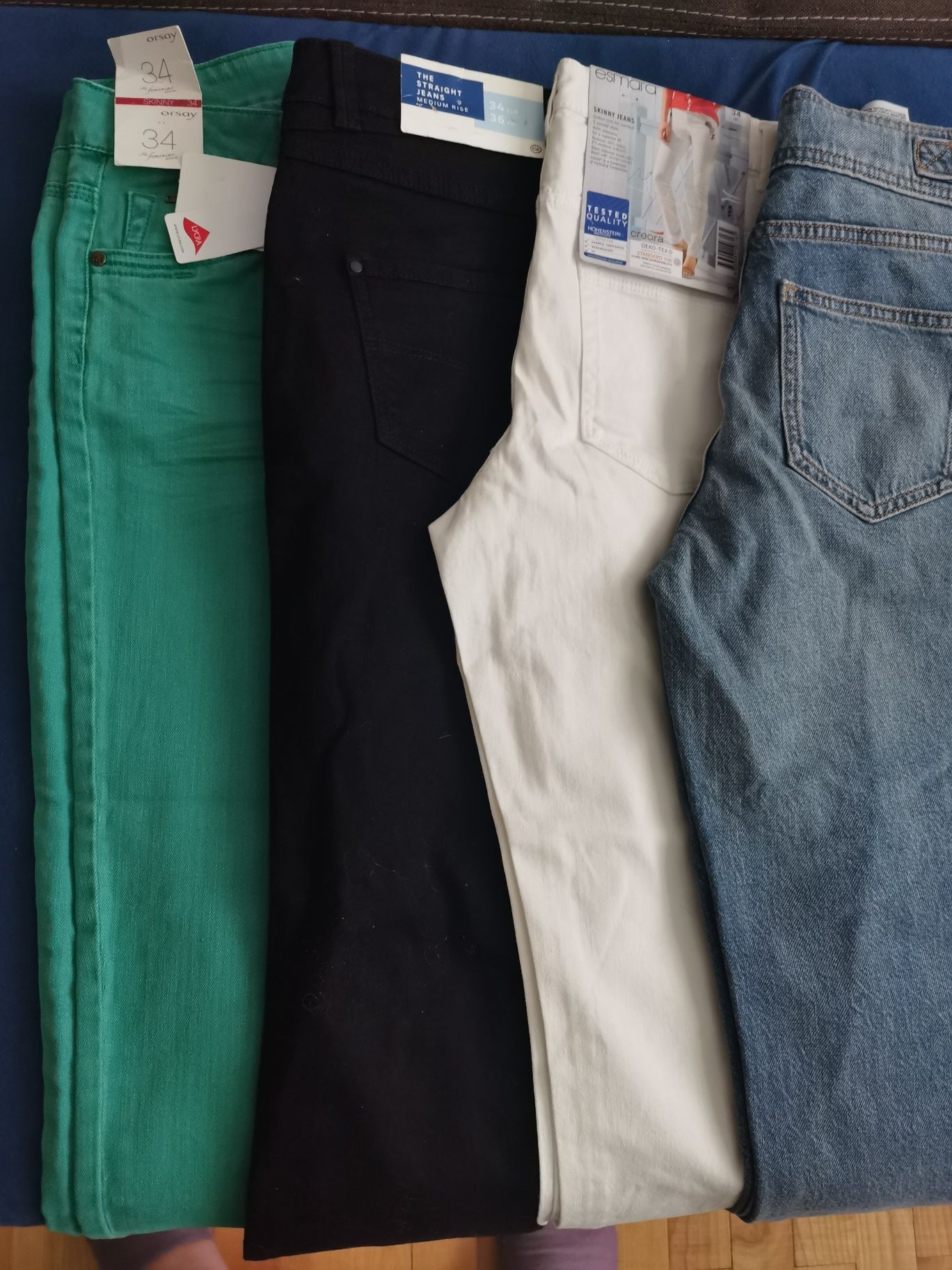 Zestaw jeansów XS