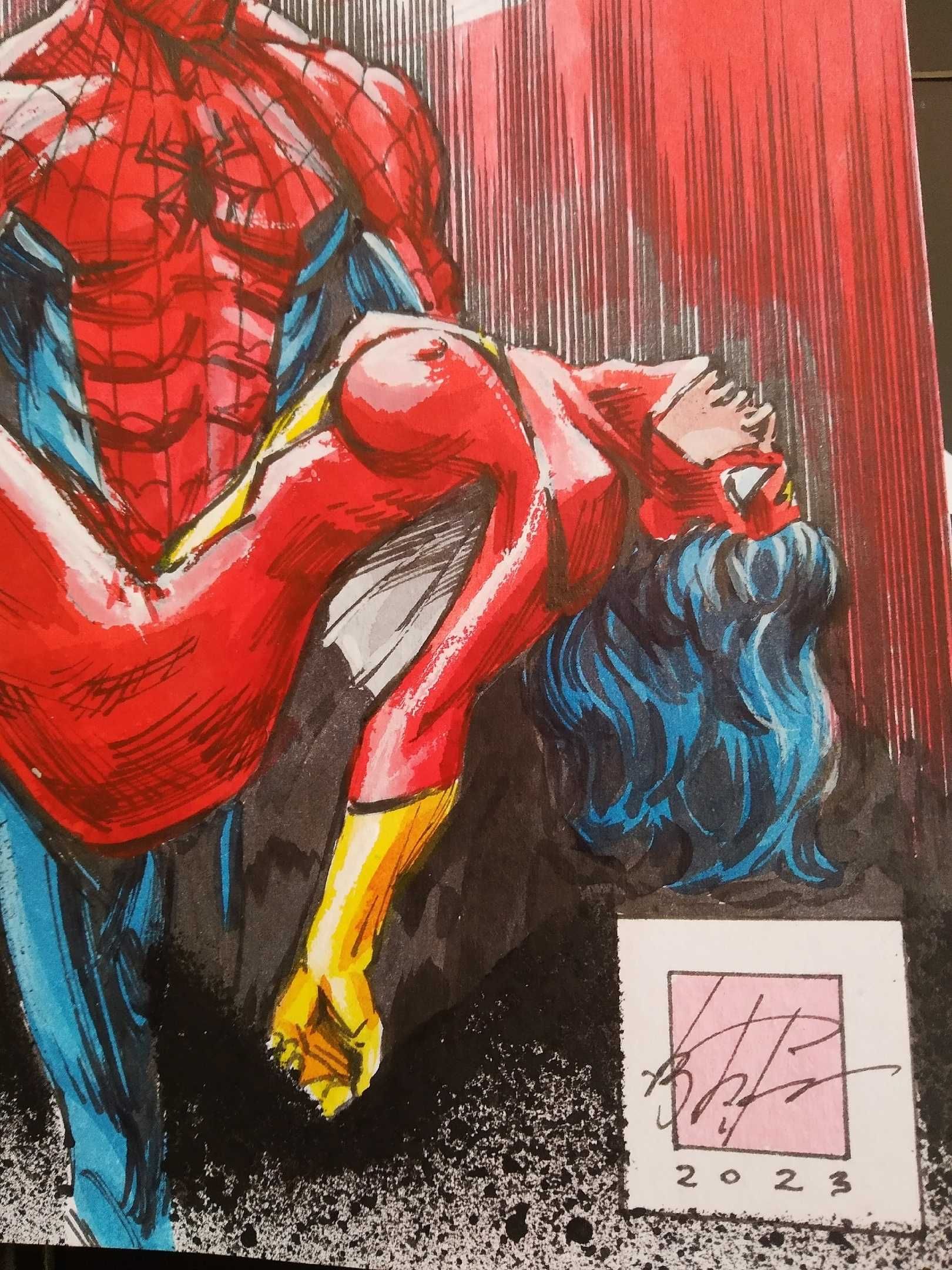 Комикс  Spider-Man 2022 1 Marvel Comics Sketch cover