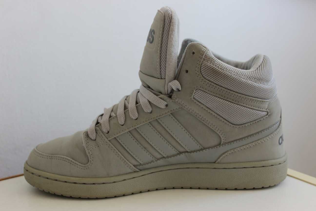 Adidas Dineties Neo High Popielate Szare Wysokie Jednokolorowe 42 26cm