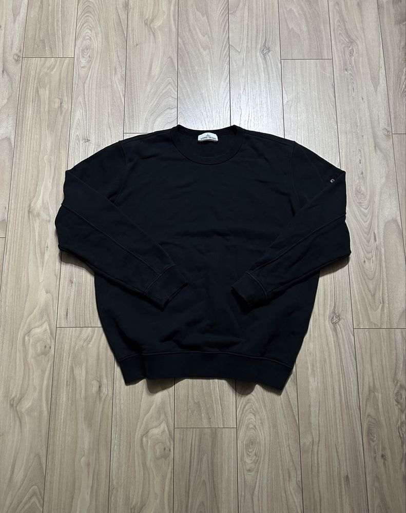 Męska Czarna Bluza Sweatshirt Stone Island XXL