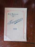 Tavares RIco (?) menu 1932