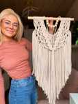 Makrama Jasmine rękodzieło dekoracja boho ozdoba prezent
