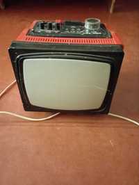 Телевизор чёрно-белого изображения Электроника 23ТБ-307Д переносной