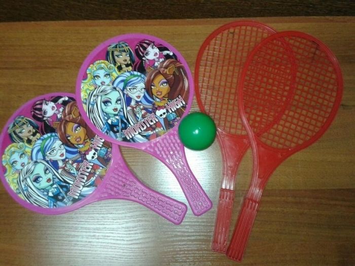 Monster High paletki / rakietki do gry !