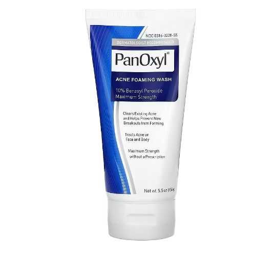 PanOxyl Пенка для умывания от акне перекись бензоила 10% 156 г