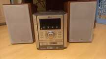 Mini Wieża  LG LX - U251 stereo cd mp3 USB radio kaseta magnetofonowa