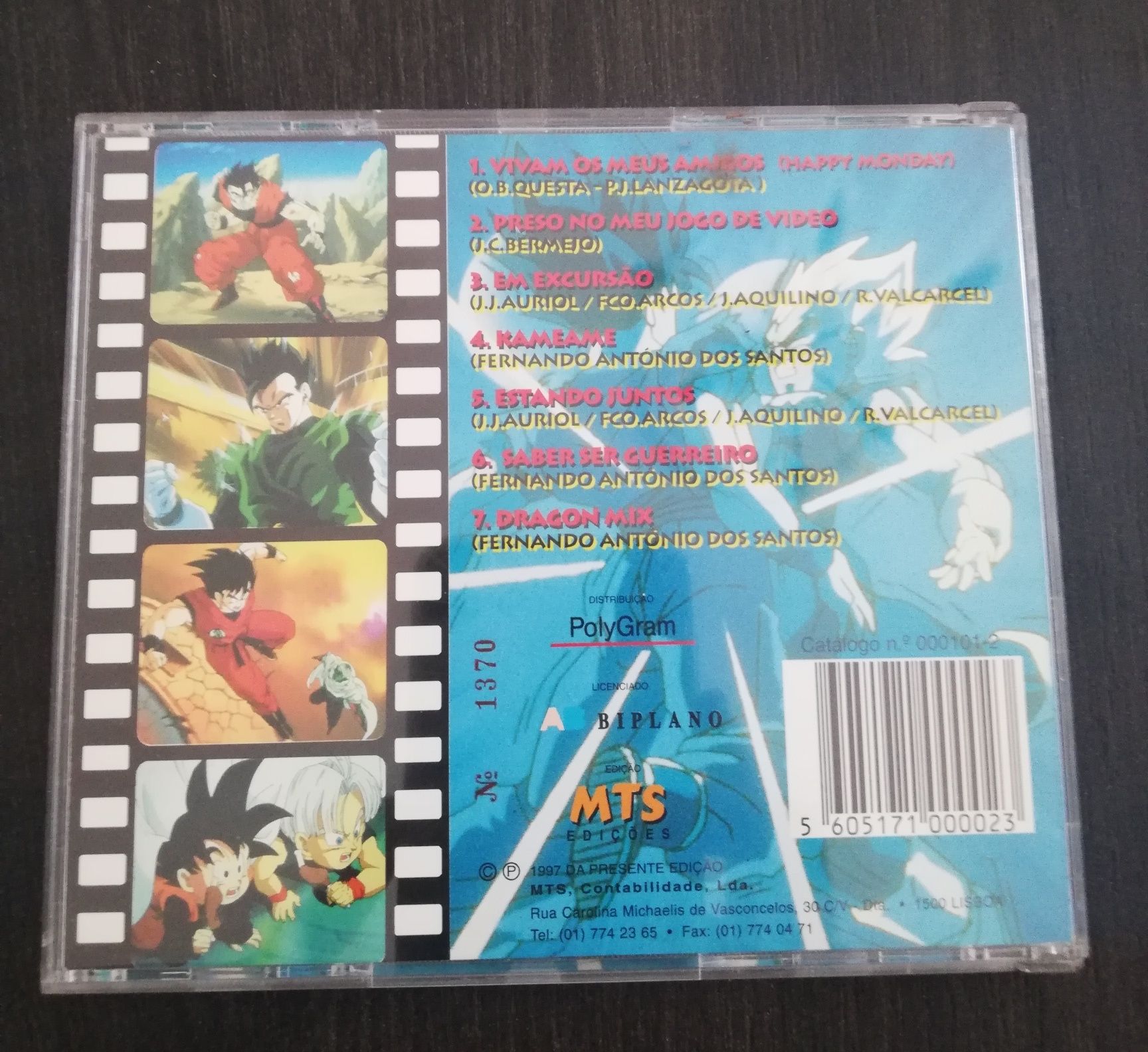 CD Dragon Ball Z Vivam Os Meus Amigos