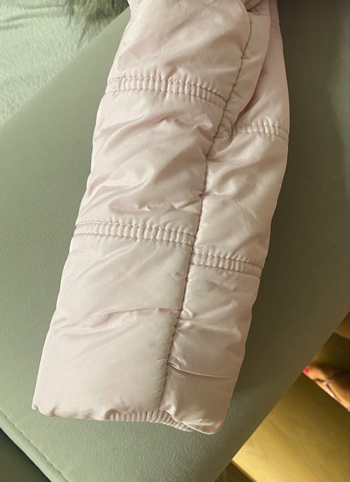 Różowa kurtka płaszcz zimowy Tommy Hilfiger XS 5/6 rozm. 110 / 116