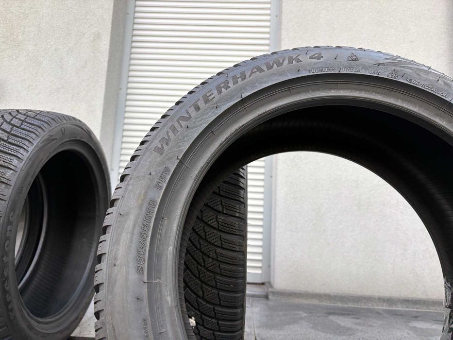 4szt zimowe 235/45R18 Firestone 7,5mm 2022r świetny stan! Z757 gwaranc