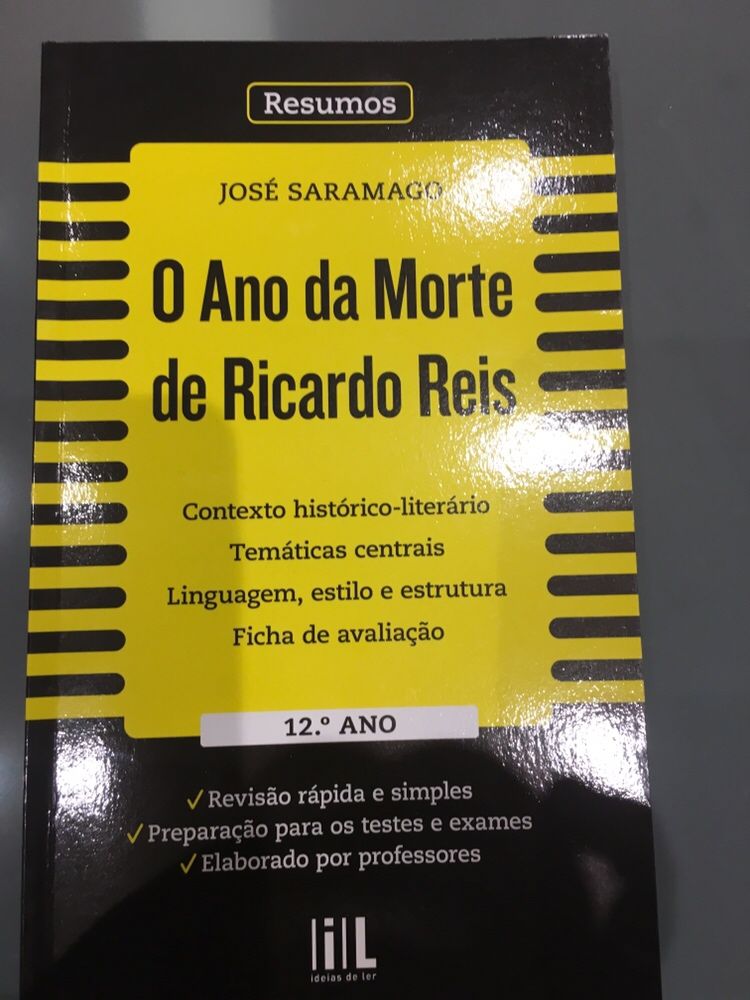 Resumo José Saramago- O ano da morte de Ricardo Reis 12 ano
