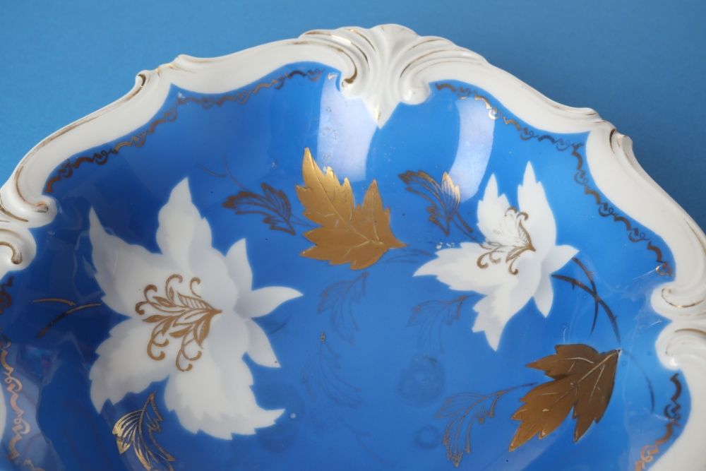 Piękna patera Tillowitz Porcelana do 1945 roku Rar Antyk 21x21cm