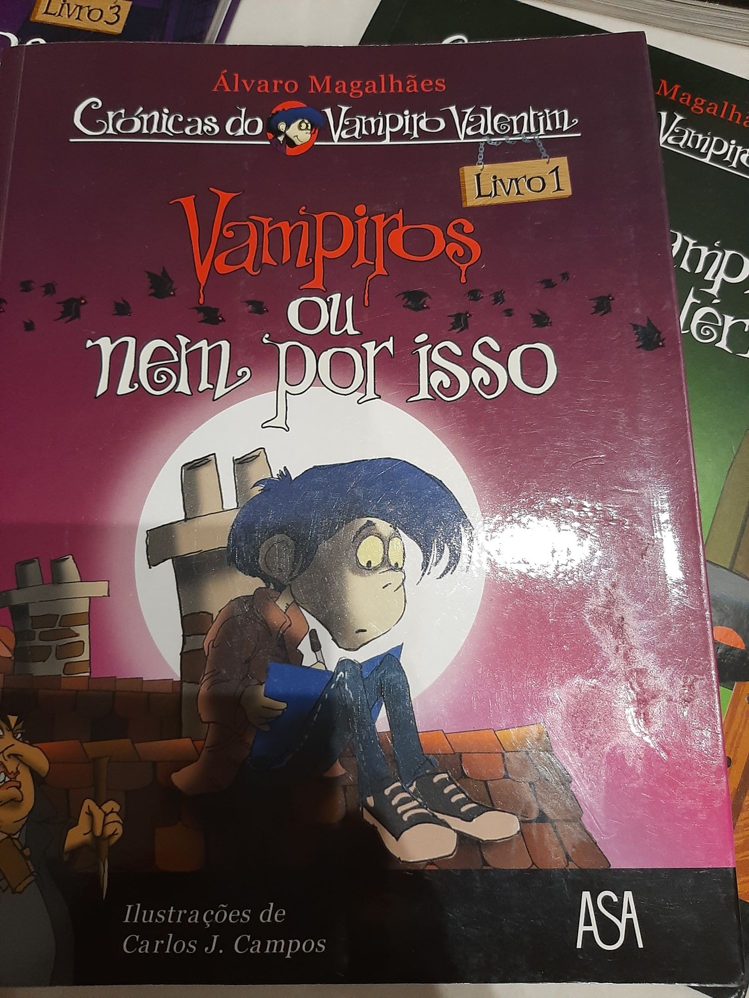 Crónicas do Vampiro Valentim, novos, volumes 1, 2, 3 e 4