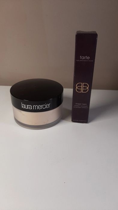 Zestaw puder laura mercier , korektor tarte