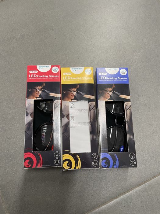 Окуляри для читання з підсвіткою