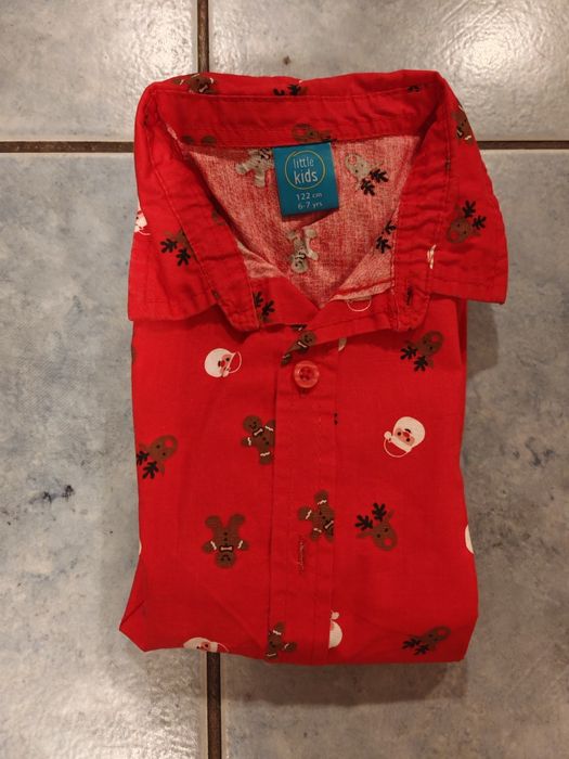 Koszula świąteczna rozm 122