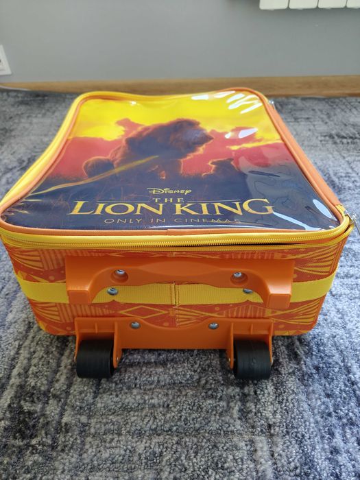 WALIZKA na kółkach TORBA podróżna dziecięca, motyw KRÓL LEW NOWA