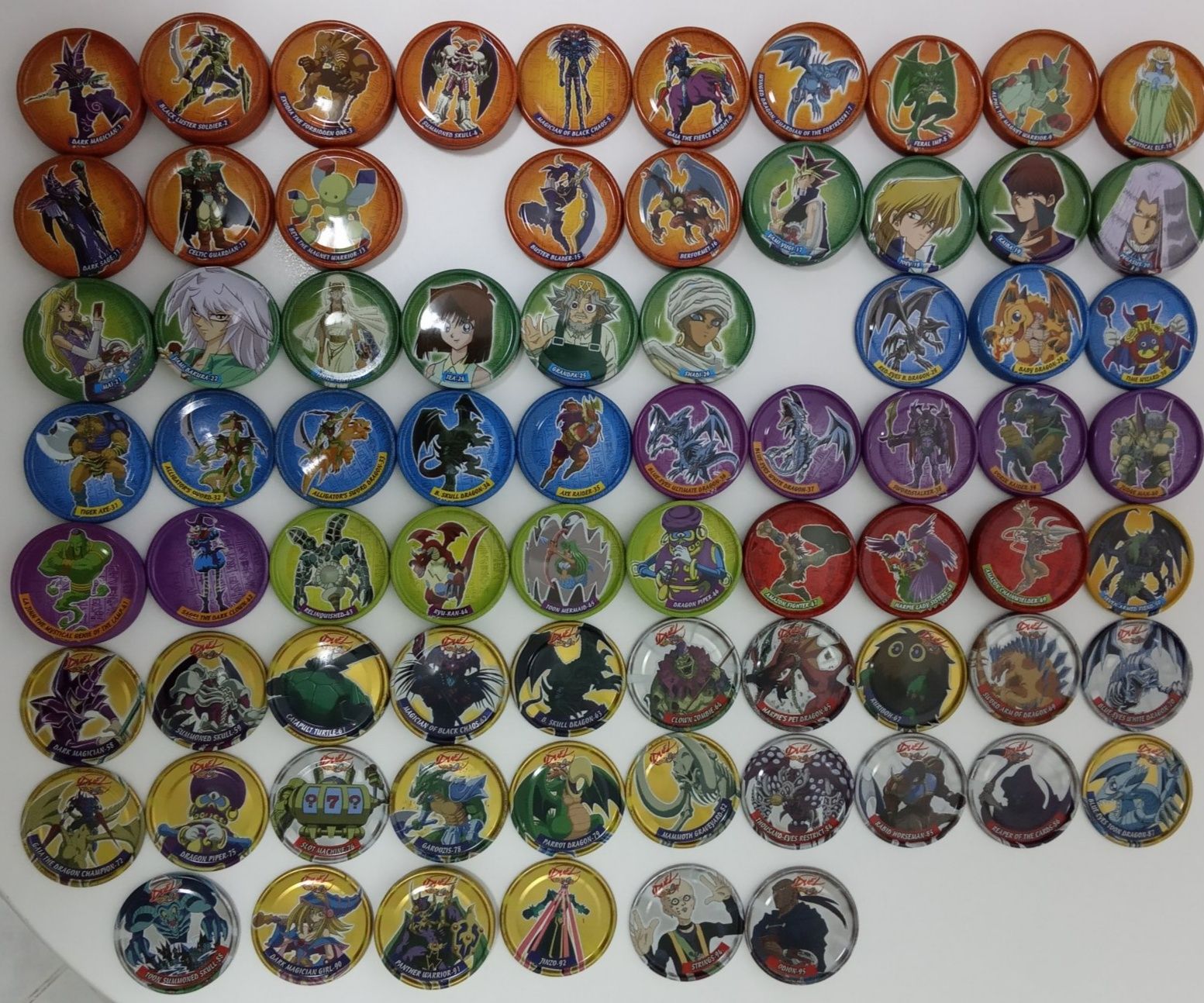 Yu-gi-ho metal tazos mega DUEL tazo stak, Angry bird Star wars