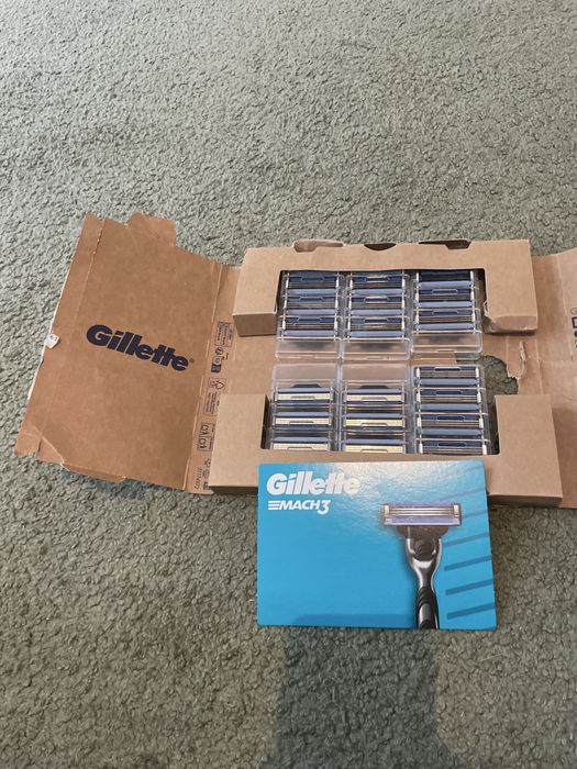 Gillette mach3 wkłady ostrza wymienne 24szt 0810(
