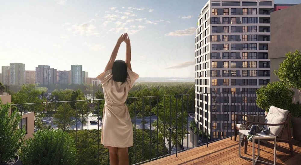 3-кімнатна квартира 92 м² з терасою і гардеробними по вул. Ревуцького