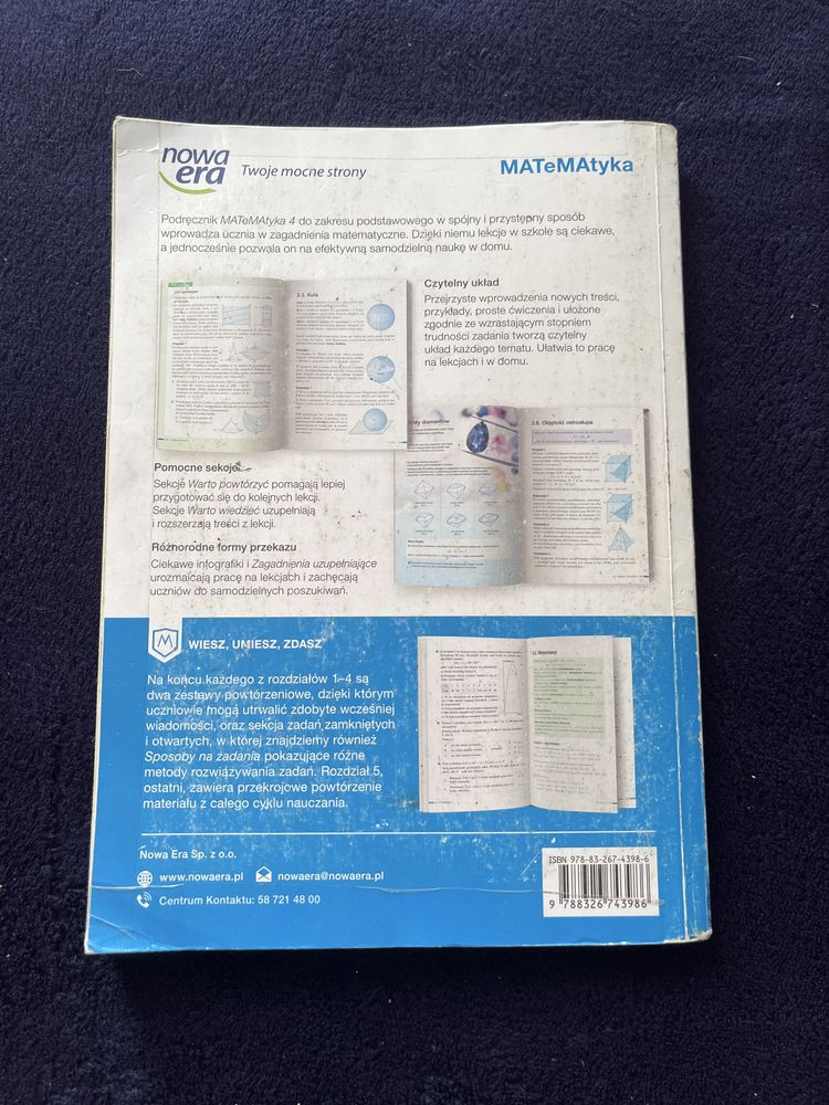 Podręcznik Matematyka 4 nowa era