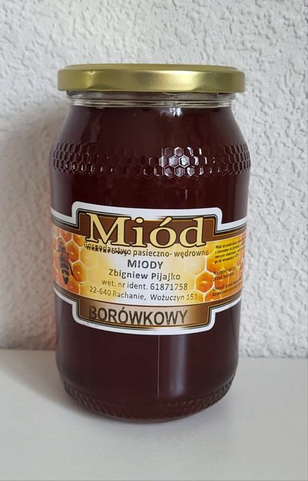 Miod Borowkowy 1,2 kg