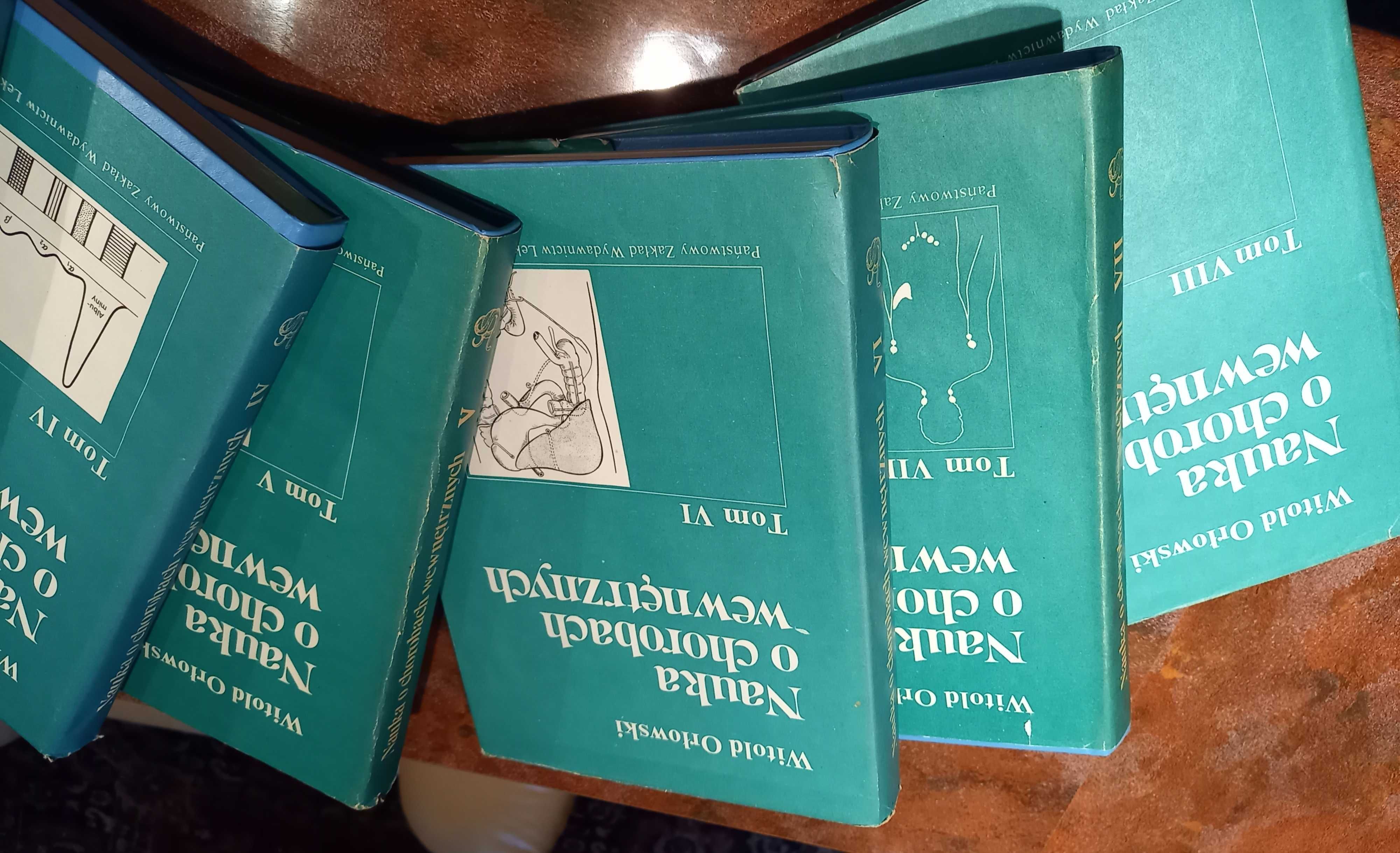 Nauka o chorobach wewnętrznych Orłowskiego, tom I-VIII