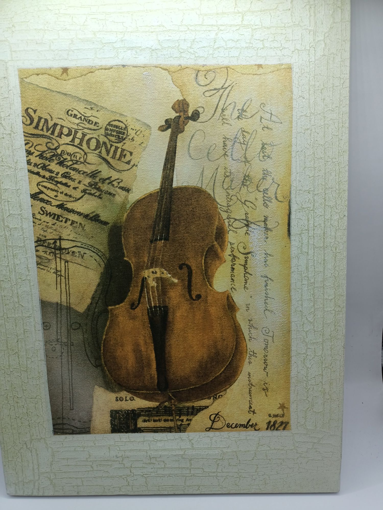 Obrazek obraz na płótnie skrzypce