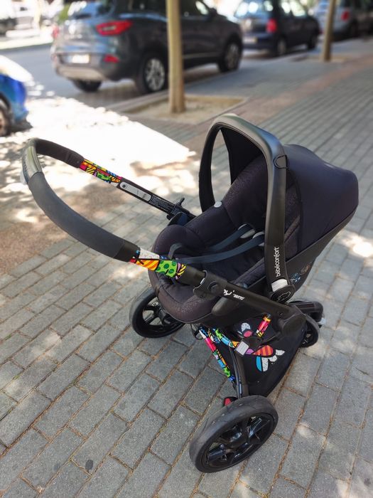 Trio Quinny Mood Brito (edição limitada) + Base Isofix