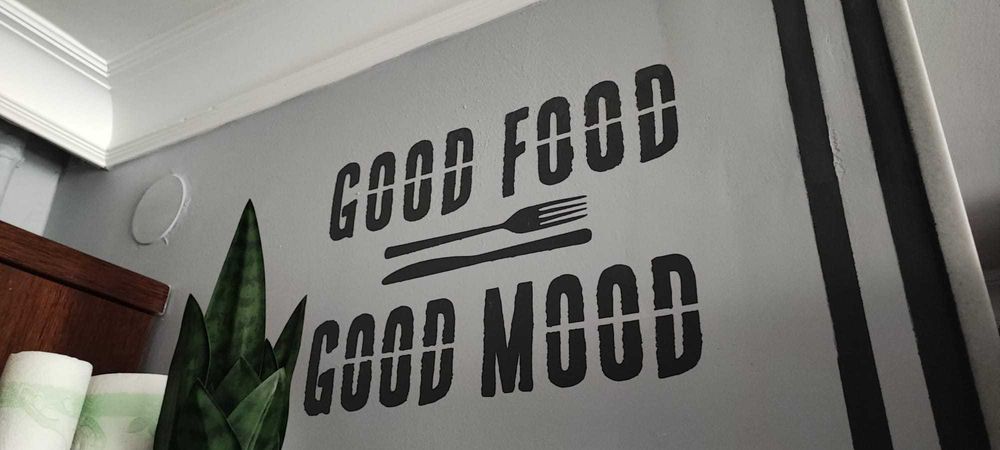 Szablon malarski (napis o jedzeniu)