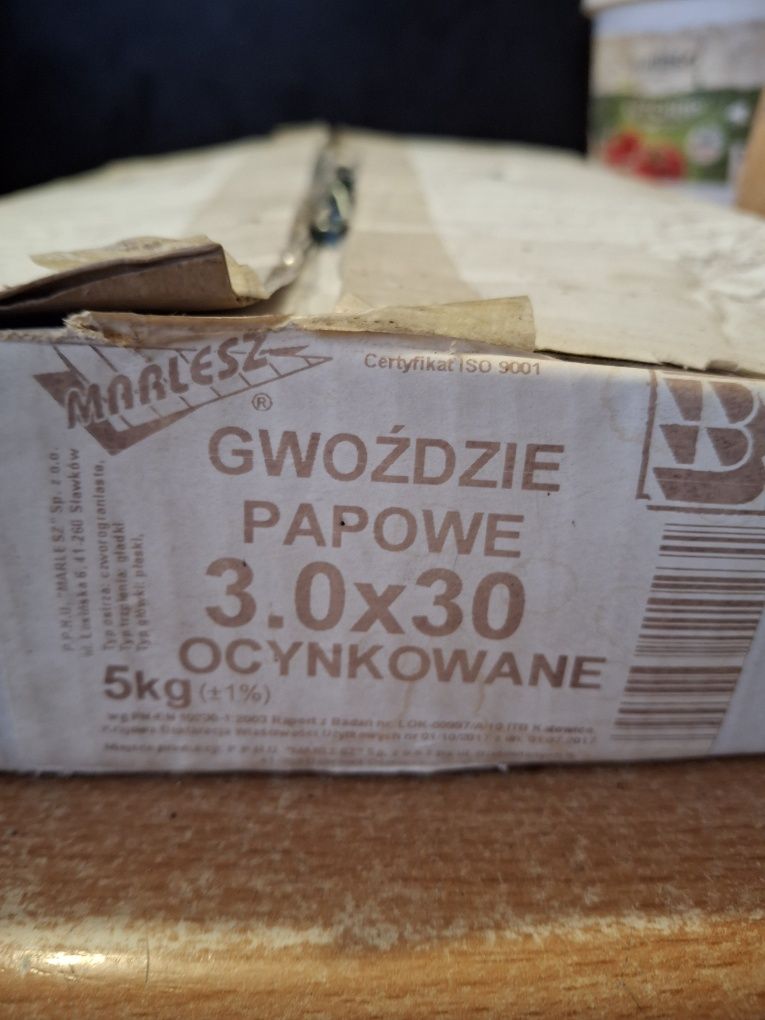 Gwoździe i podkładki