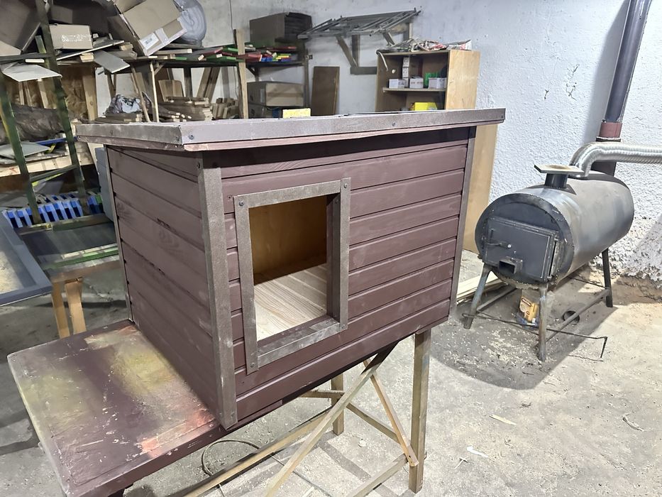 Виготовлення будок для собак різних розмірів