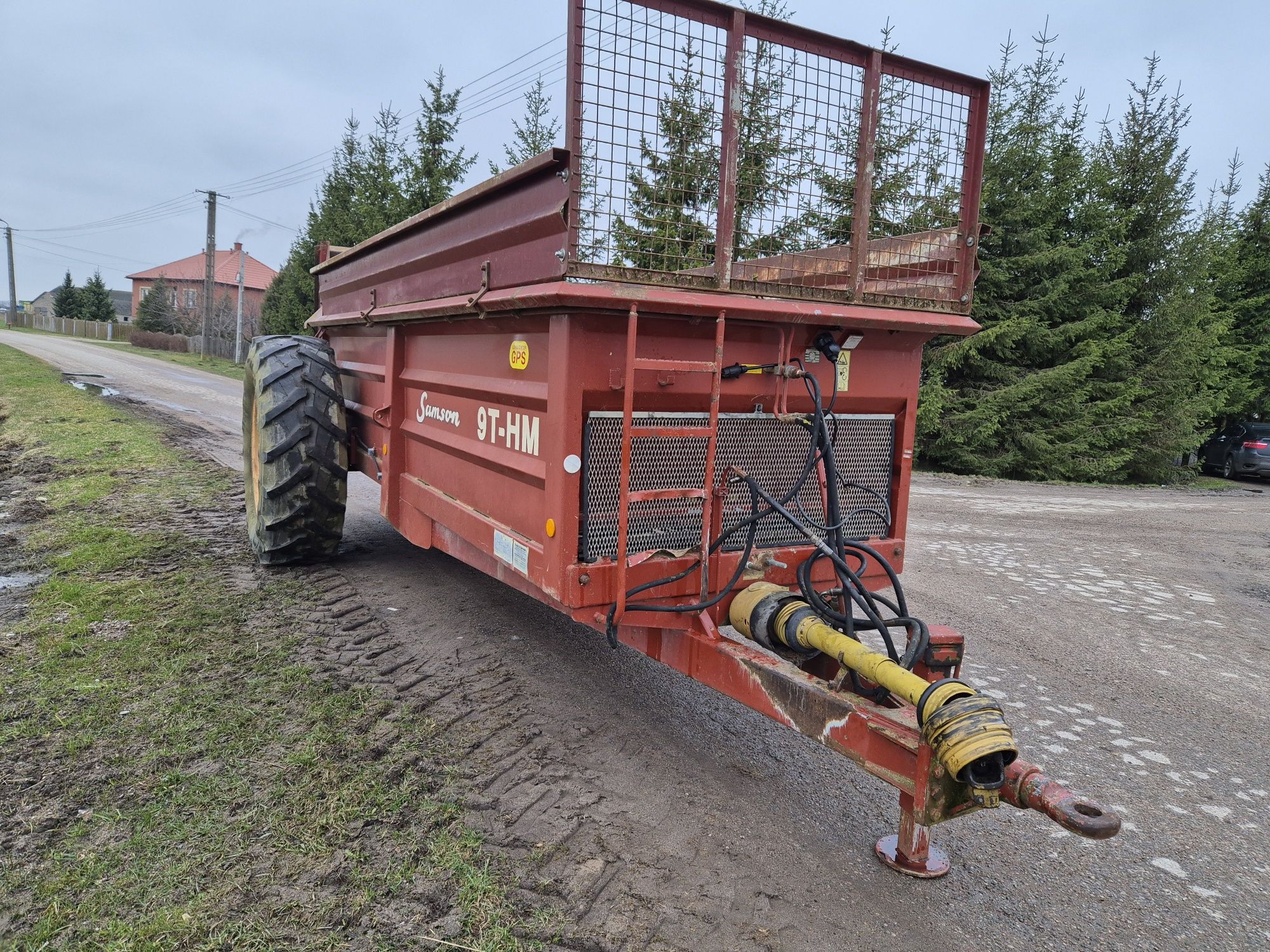 Rozrzutnik obornika Samson 8-10 Ton.