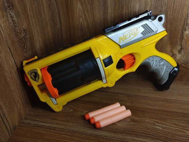 Детский пистолет, бластер Nerf N-Strike Maverick Rev-6 Hasbro