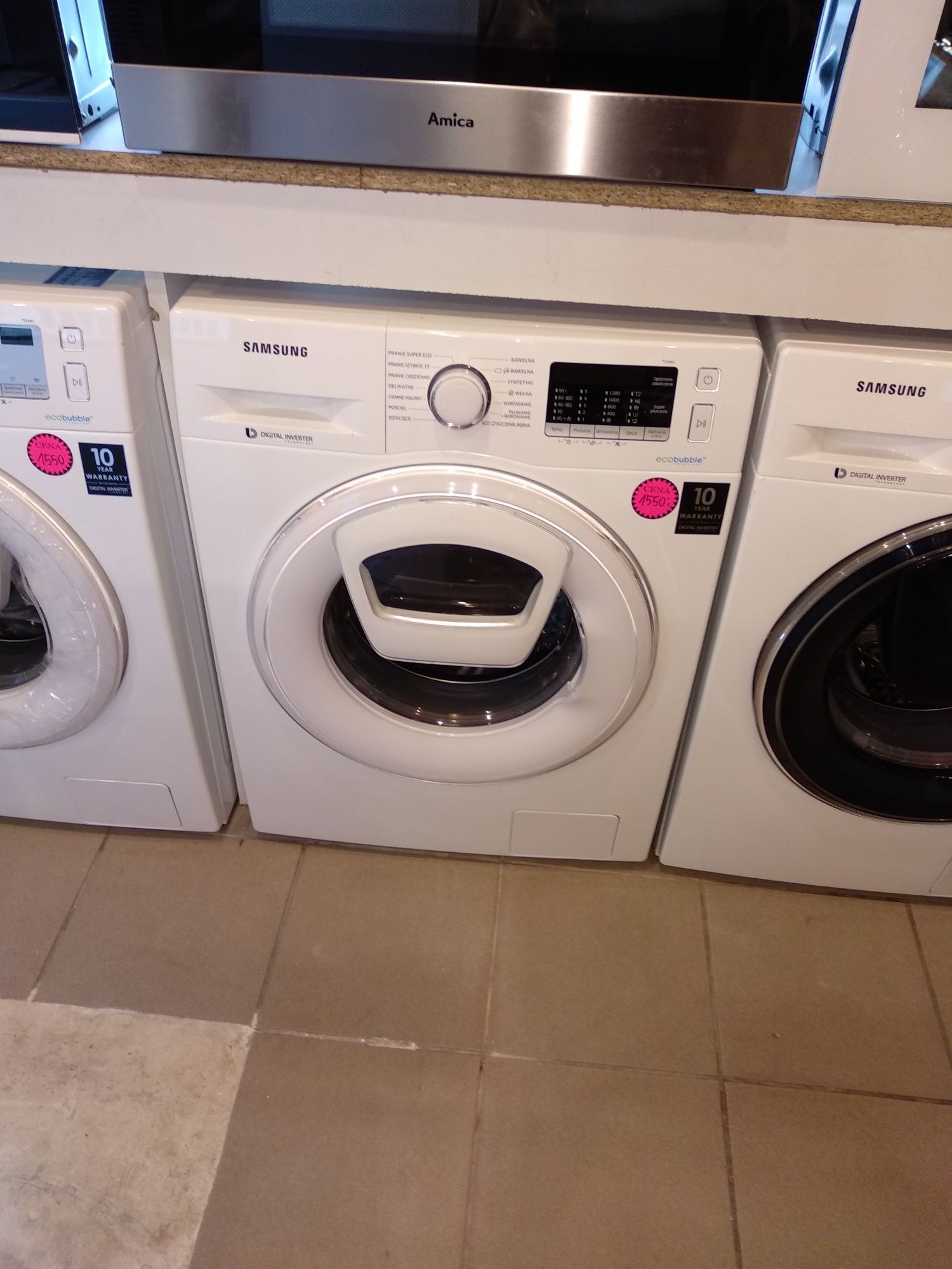 Pralka Samsung AddWash WW70K52108W/EO BIAŁA A+++