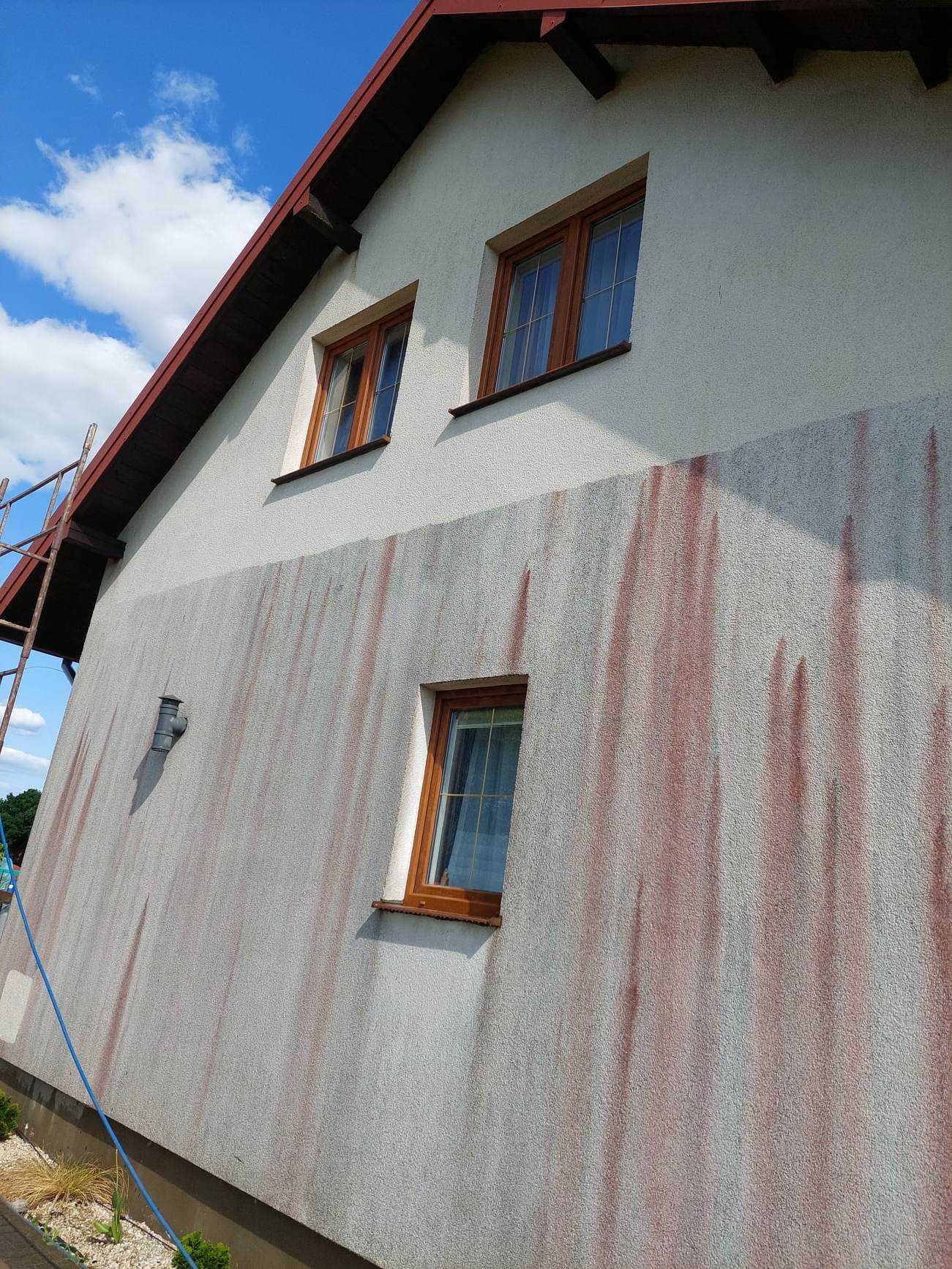 Mycie dachu elewacji kostki brukowej malowanie elewacji podbitki dachu