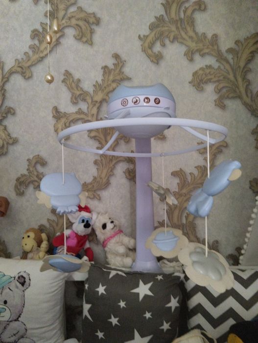 Музикальний мобіль з проектором,, бу 1000