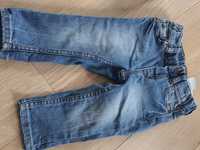 Chłopięce jeansy dżinsy niebieskie r. 68 H&M