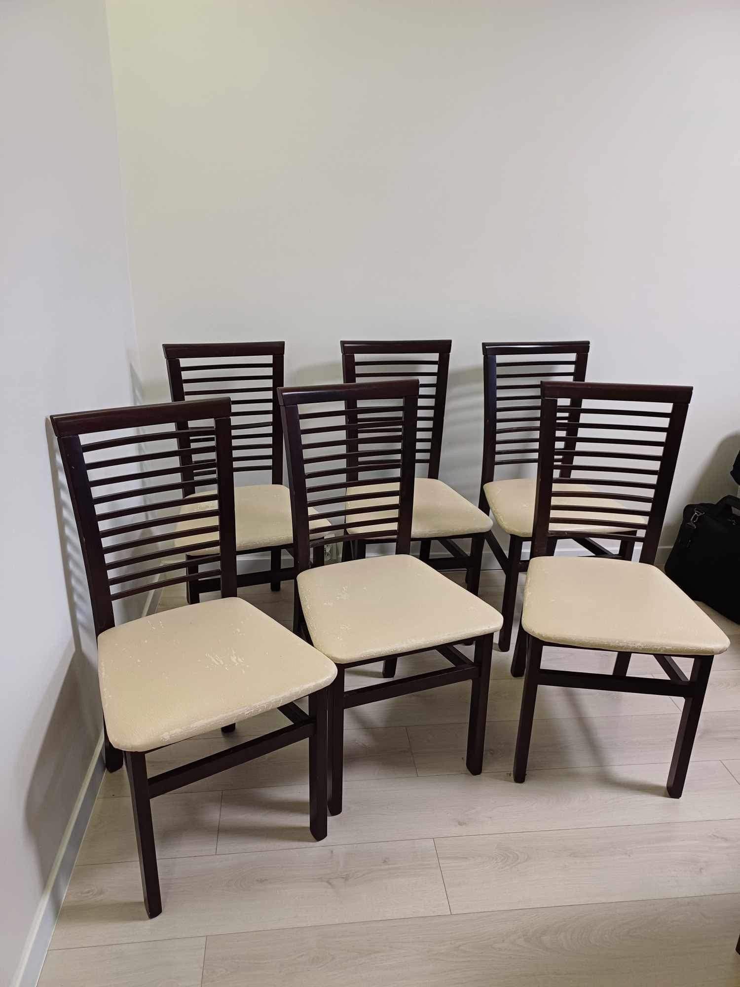 Krzesła 6 sztuk, używane