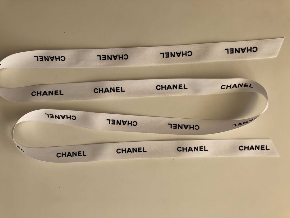 Premium 2 wstążki biała i czarna YSL chanel