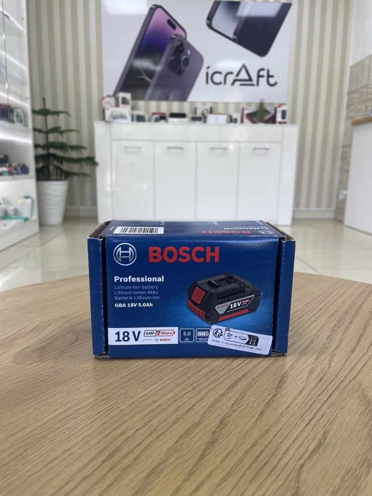 Аккумуляторний блок Bosch GBA 18V 5.0 Ah