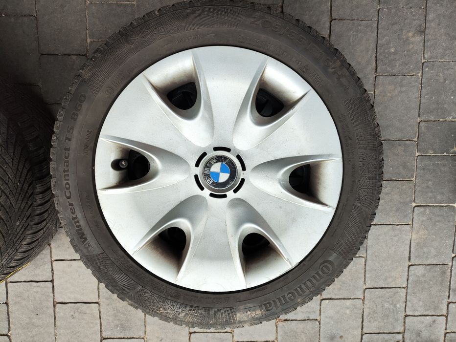 Opony zimowe Continental z felgami 5x120
