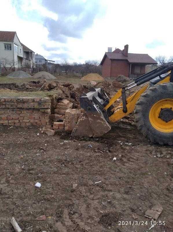 Демонтаж будинків, дач, сараїв, гаражів. Планування ділянки.